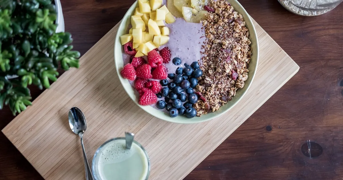 flat lay photography of fruits on plate