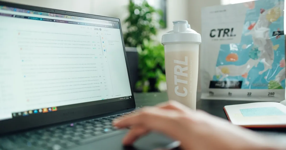 person using black laptop computer person using black laptop computer